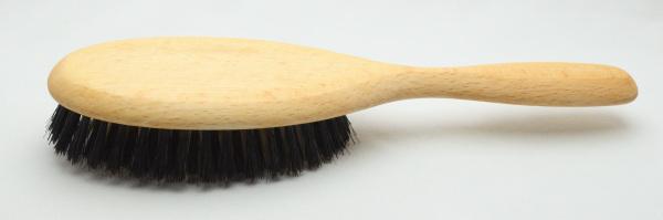Große oval Multi-Pneumatik Buchenholz Haarbürste mit echten Holzstiften und reinen Wildschweinborsten